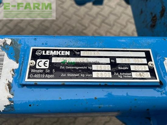 Grada de disco - Lemken - rubin 9/400 kuea