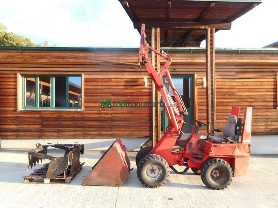 Minicargadora - Weidemann - 1015d/p ( 1.240kg ) 3 anbaugeräte!