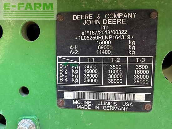 Tractor agrícola - John Deere - 6r 250