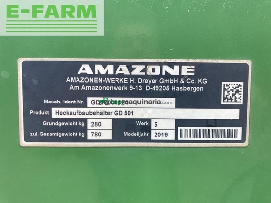Grada rotativa -  - amazone cenius 6003-2tx