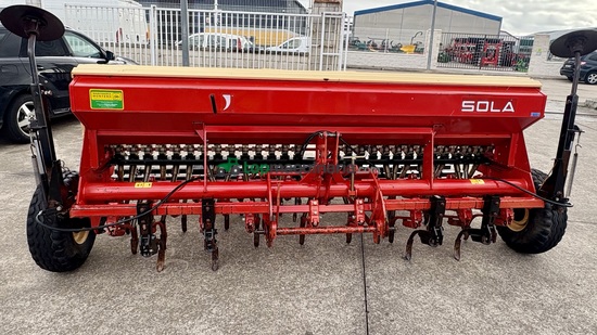 Sembradora en línea convencional - Sola - trisem  194 