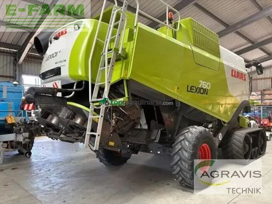 Cosechadora de Cereal - Claas - lexion 760 terra trac