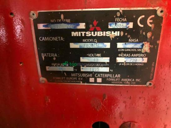 Carretilla eléctrica - Mitsubishi FB20