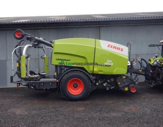 Empacadora gigant - Claas - rollant 454 uniwrap