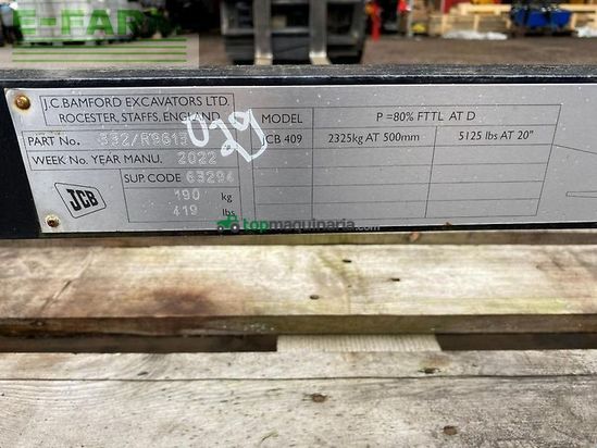 Minicargadora - JCB - palettengabel zettelmeyer groß