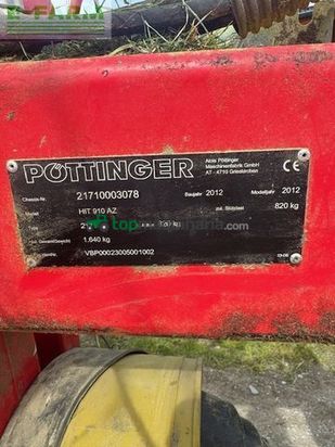 Henificador - Pöttinger - hit 910az