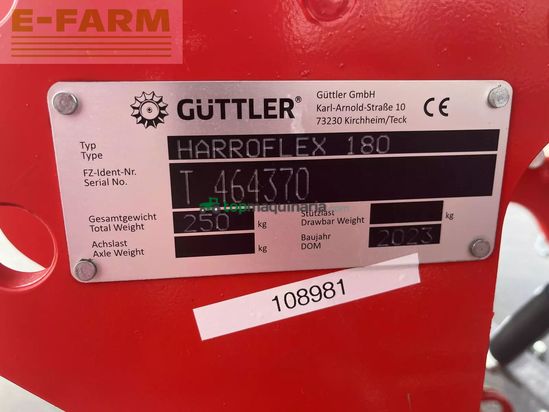 Cultivador -  - güttler harroflex 18 kompakt grubber-walzen-stri
