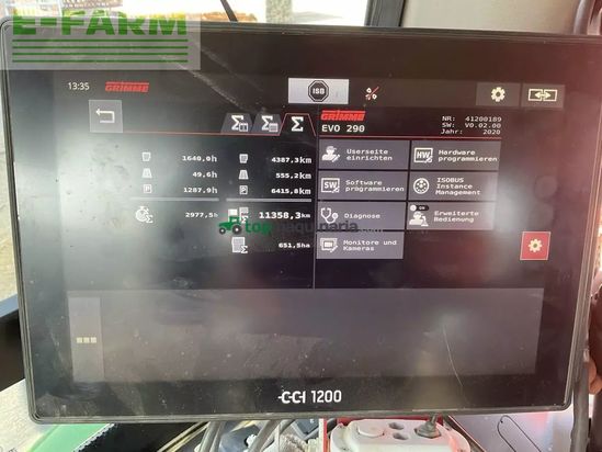 Cosechadora - arrancadora de patata - Grimme - evo 290 airsep