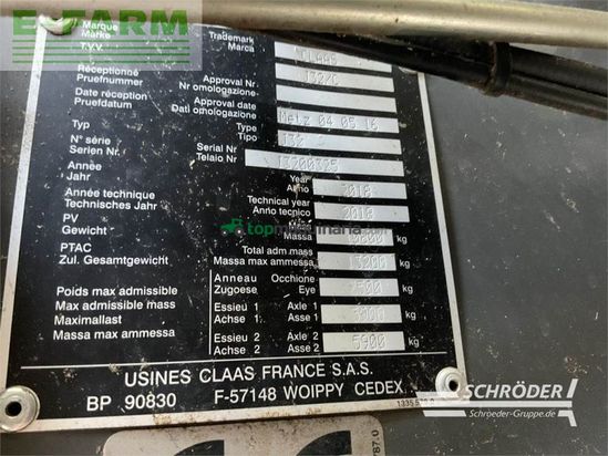 Empacadora gigant - Claas - quadrant 5300 rf