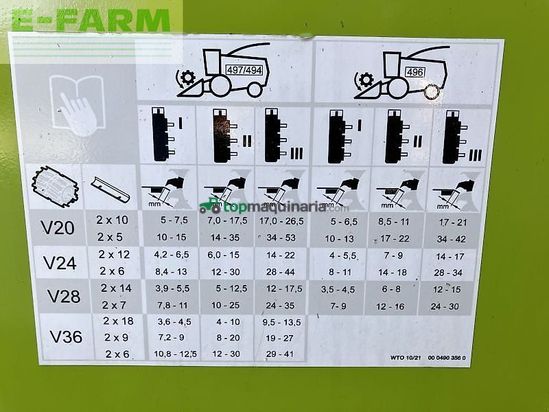Cabezal - Claas - direct disc 600 + tw avo25