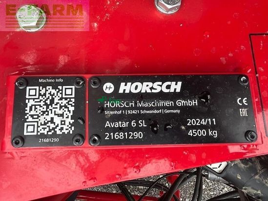 Sembradora - Horsch - avatar 6 sl + partner 1600 ft
