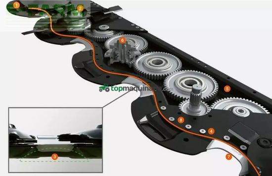 Cortacésped manual - Claas - disco 3150 f, frontmähwerk