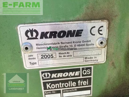 Rastrillo - Krone - swadro 1201 a