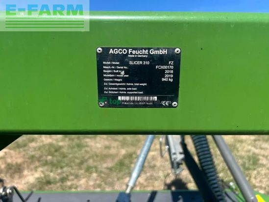 Cortacésped manual - Fendt - slicer 310 fz