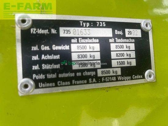 Empacadora gigant - Claas - quadrant 2200 rc tandem