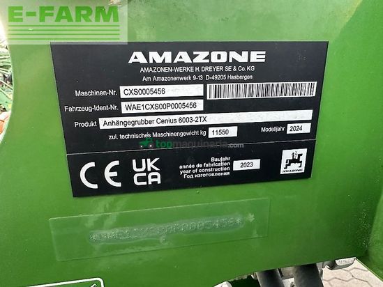 Cultivador - Amazone - cenius 6003-2tx ultra