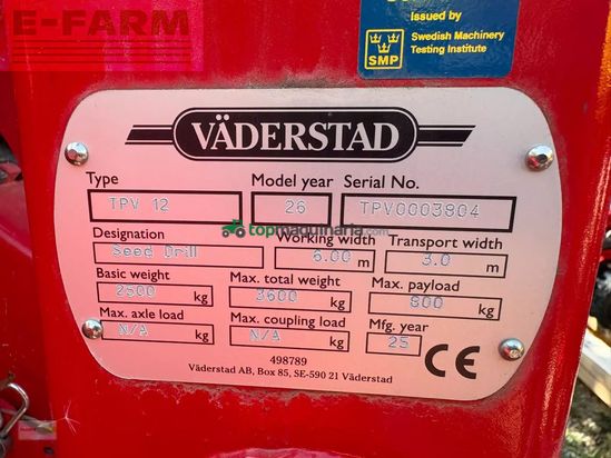 Sembradora monograno mecanica - Väderstad - tempo v 12