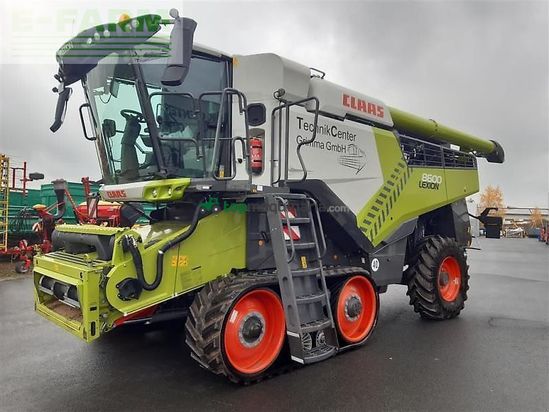 Cosechadora de Cereal - Claas - mähdr. lexion 8600tt + v1080