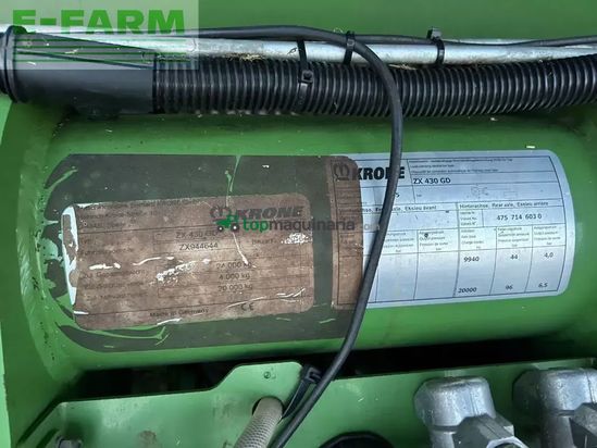 Remolqu agrícola - Krone - zx 430 gd
