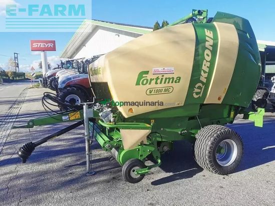 Empacadora gigant - Krone - fortima v 1800 mc rundballenpresse