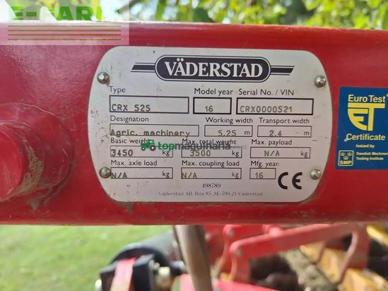 Grada de disco - Väderstad - crx 525