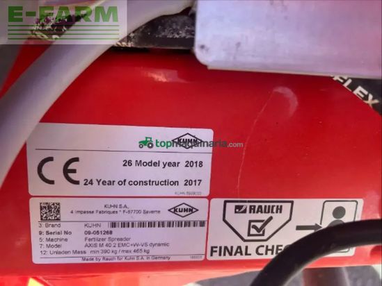 Esparcidor - Kuhn - axis 40.2 m-emc-w