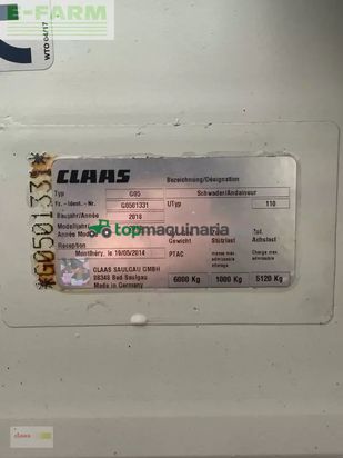 Rastrillo - Claas - liner 4000 comfort