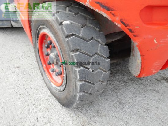Elevadora - Linde - h40d-02 mit zwillingsreifen + ss + kabine