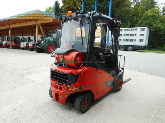 Elevadora - Linde - h20t-01 triplex 4,62m + ss + halbkab.