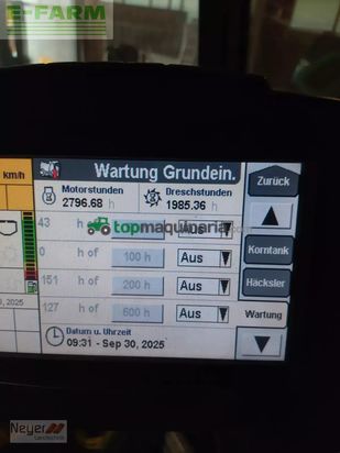 Cosechadora de Cereal - New Holland - cr9070 elevation