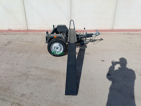 Remolque transversal para 1 moto