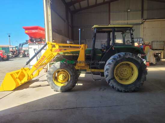 Tractor agrícola - John Deere - 2650 con pala Tenias