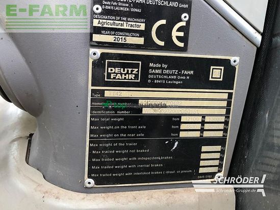 Tractor agrícola - Deutz-Fahr - agrotron 6210 c shift