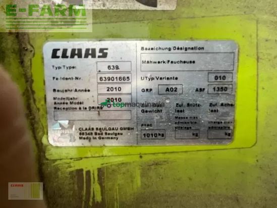 Cortacésped manual - Claas - disco 3100 fc profil, defekt!