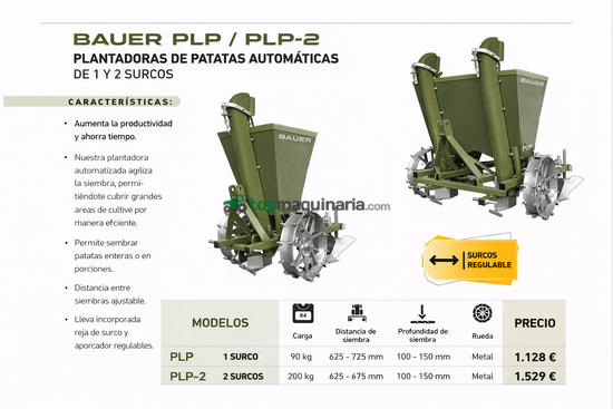 Sembradora de patata - Sembradora de patatas