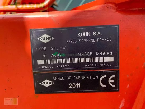 Henificador - Kuhn - gf 8702
