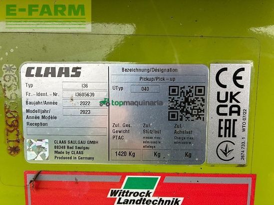 Cabezal - Claas - pu 300 profi contour