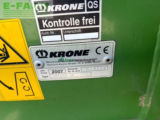 Henificador - Krone - swadro 46