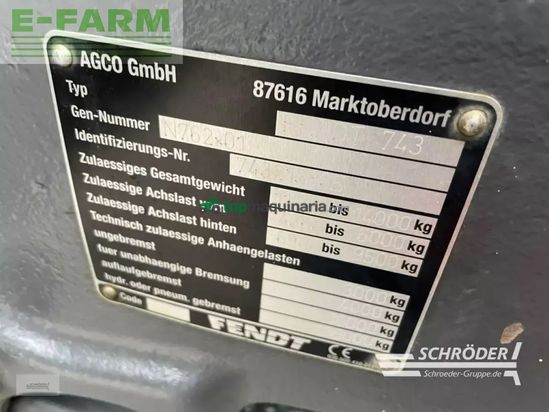 Tractor agrícola - Fendt - 724 s4 profi plus