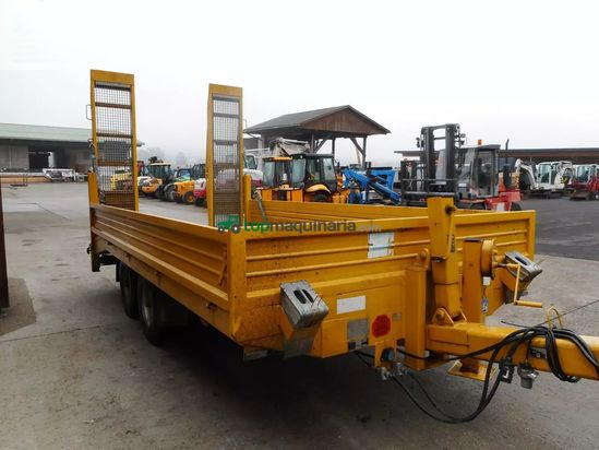 Remolqu agrícola -  - blomenröhr tandemtieflader mit rampen