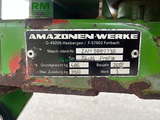 Esparcidor - Amazone - za-m 1501 profis, wiegestreuer, 2500 liter
