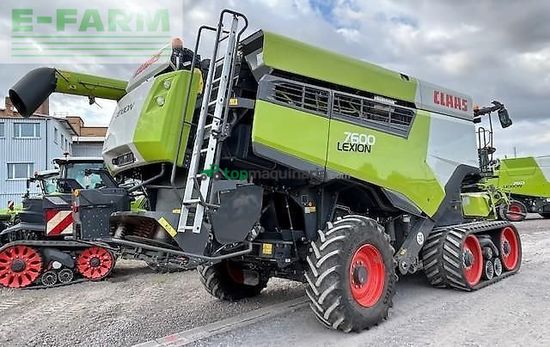 Cosechadora de Cereal - Claas - lexion 7600 terra trac