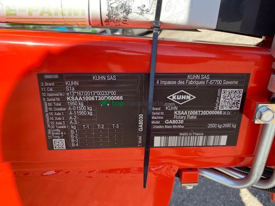 Henificador - Kuhn - ga8030