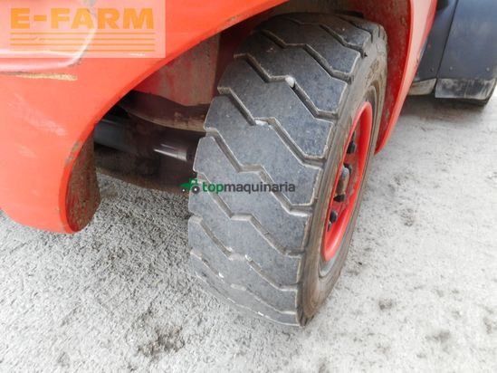 Elevadora - Linde - h40d-02 mit zwillingsreifen + ss + kabine