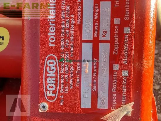 Grada rotativa - Forigo - fr130 klappbare kreiselegge, 6 m