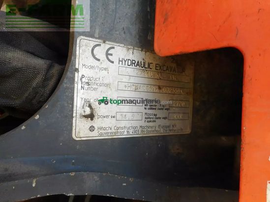 Excavadora - Hitachi - zx26u-6 ( 2.740kg ) powertilt u. hydr. sw