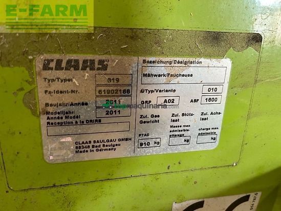 Cortacésped manual - Claas - disco 3500 contour