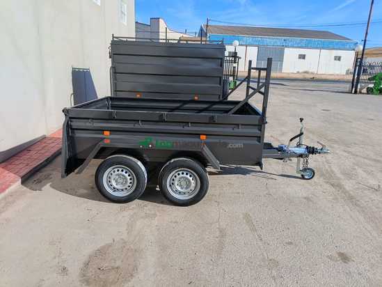 Remolque caja fija de 2200x1400x500 de 2 ejes