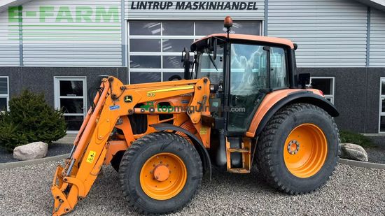 Tractor agrícola - John Deere - 6430 med frontlæsser og vejdæk