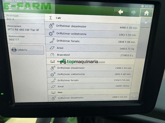 Cosechadora de Cereal - Krone - big x630